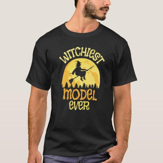 Modelleich Halloween-Spaß T-Shirt (Vorderseite)