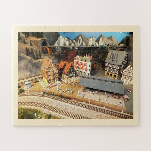 Modelleisenbahn Puzzle (Horizontal)