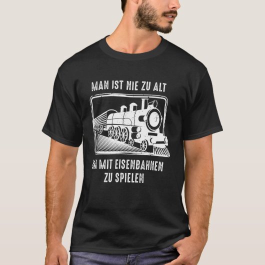 Modelleisenbahnführer T-Shirt (Vorderseite)