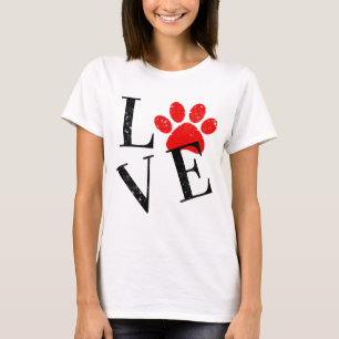 MODELLES HUND-MUTTER-PFOTE T-Shirt