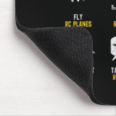Modellflugzeug RC-Flugzeug Flugzeug Männer Dinge, Mousepad (Ecke)