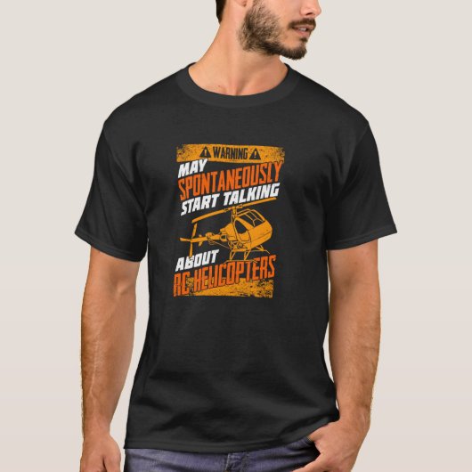Modellhubschrauber für ein RC-Copter-Pilot T-Shirt (Vorderseite)