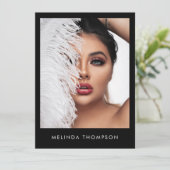 Modellieren der Comp Card 5 Foto QR Code Composite (Stehend Vorderseite)