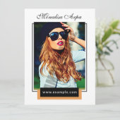 Modellieren der Comp-Karte (Stehend Vorderseite)