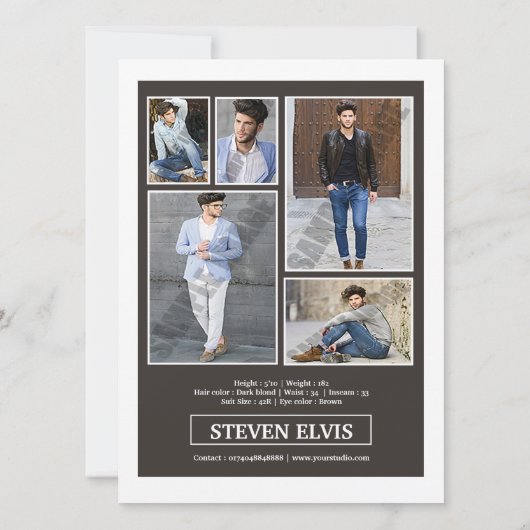 Modellieren der Comp-Karte (Rückseite)