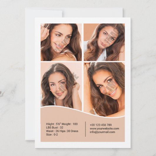 Modellieren der Comp-Karte (Rückseite)