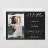 Modellieren der Comp-Karte | 2 FOTO 2 12X18 Einladung (Rückseite)