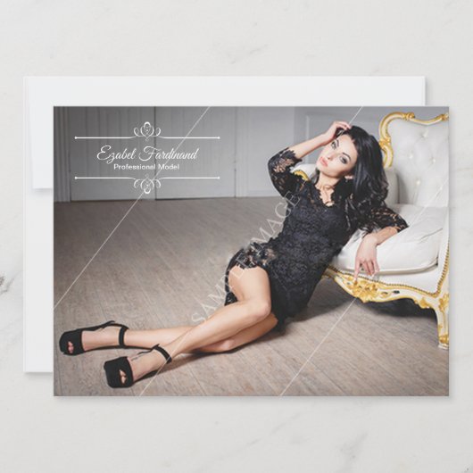 Modellieren der Comp-Karte Einladung (Vorderseite)