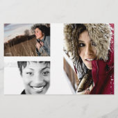 Modellieren der Foto-Werbekarte für Stylist Flyer (Hinten)