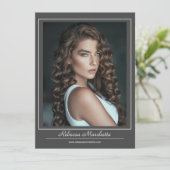 Modellieren der Fotokarte Download drucken | 5 Fot Ankündigung (Stehend Vorderseite)