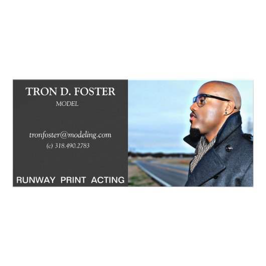 Modellieren der Gestell-Karte Werbekarte (Vorne)