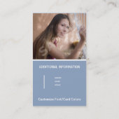 Modellieren des Schauspiel-Kartenkopfs Visitenkarte (Rückseite)