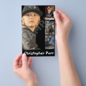 Modellieren/Schauspiel Mini Zed/Comp Card Postkart Flyer (Handgriff)