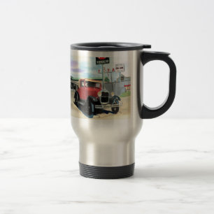 Modellieren Sie eine antikes Auto-Reise-Tasse Reisebecher