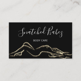 Modellieren von QRCODE-Gold-Schwarz-weiß Visitenkarte