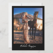 Modellieren von Schauspiel Comp Card 5 Foto Script (Vorderseite)