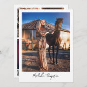 Modellieren von Schauspiel Comp Card 5 Foto Skript (Vorne/Hinten)