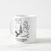 Modellierung Club Eiffelturm aus Wurst Funny Kaffeetasse (Vorderseite Links)