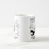 Modellierung Club Eiffelturm aus Wurst Funny Kaffeetasse (Mittel)