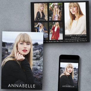 Modellierung der 6-Foto-Comp-Karte Einladung