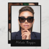 Modellierung der Comp-Karte 5 Foto-Skript Einladung (Vorne/Hinten)