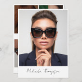 Modellierung der Comp-Karte 5 Foto-Skript Einladung (Vorne/Hinten)