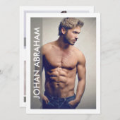 Modellierung der Comp-Karte Einladung (Vorne/Hinten)