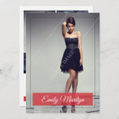 Modellierung der Mischkarte Einladung (Vorne/Hinten)