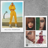 Modellierung des Actor Comp Card 5 Foto QR Code