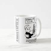 Modellierung des Eiffelturms aus Wurst Kaffeetasse (VorderseiteRechts)