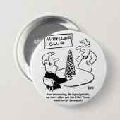 Modellierung des Eiffelturms-Cartoon Button (Vorne & Hinten)