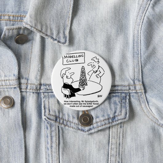 Modellierung des Eiffelturms-Cartoon Button (Beispiel)