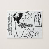 Modellierung des Eiffelturms-Cartoon Puzzle (Horizontal)