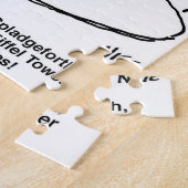 Modellierung des Eiffelturms-Cartoon Puzzle (Seite)