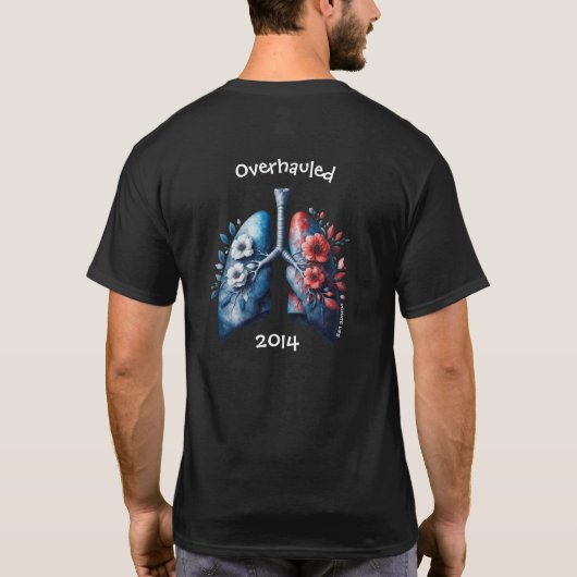 Modelljahr/überholter Lungentransplant-T - Shirt (Rückseite)