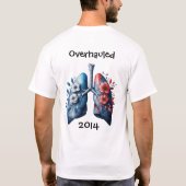 Modelljahr/überholter Lungentransplant-T - Shirt (Rückseite)