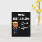 Modellmodell-Gebäude wieder großartig machen Karte (Gelbe Blume)