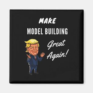 Modellmodell-Gebäude wieder großartig machen Magnet