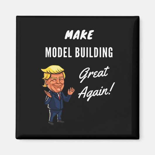 Modellmodell-Gebäude wieder großartig machen Magnet (Vorne)