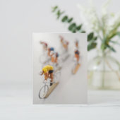 Modellradfahrer Postkarte (Stehend Vorderseite)