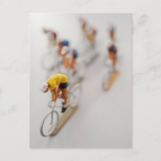 Modellradfahrer Postkarte (Vorderseite)