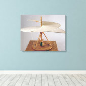 Modellrekonstruktion des Designs von da Vinci Leinwanddruck (Insitu (Holzboden))