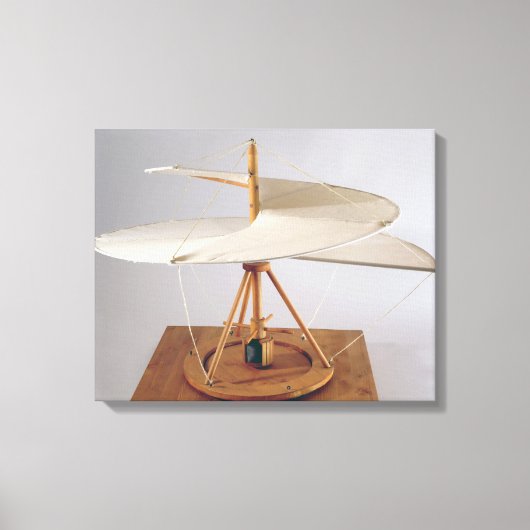 Modellrekonstruktion des Designs von da Vinci Leinwanddruck (Vorderseite)