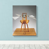 Modellrekonstruktion des Designs von da Vinci Leinwanddruck (Insitu (Holzboden))