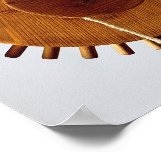 Modellrekonstruktion des Designs von da Vinci Poster (Ecke)