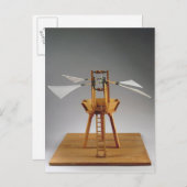 Modellrekonstruktion des Designs von da Vinci Postkarte (Vorne/Hinten)