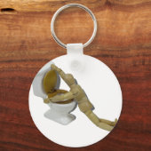 ModellSickIntoToilet110511 Schlüsselanhänger (Vorderseite)