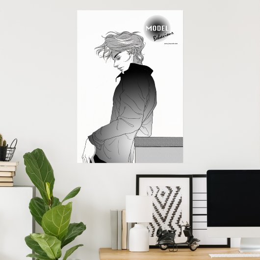 Modellverhalten Poster (Heimbüro)