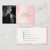 Models Schauspielerin Performance stilvolle abstra Visitenkarte (Vorne/Hinten)