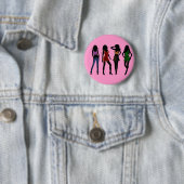 Models von Mode-Girls mit Schaltflächen für die Si Button (Beispiel)